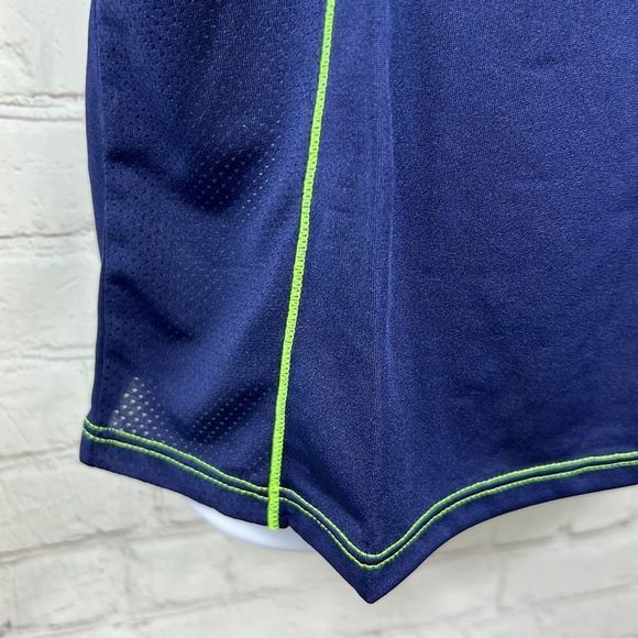 Men’s Workout Shirts quick dry Short Sleeve Athletic size Small, Large Navy blue - Picture 7 of 10